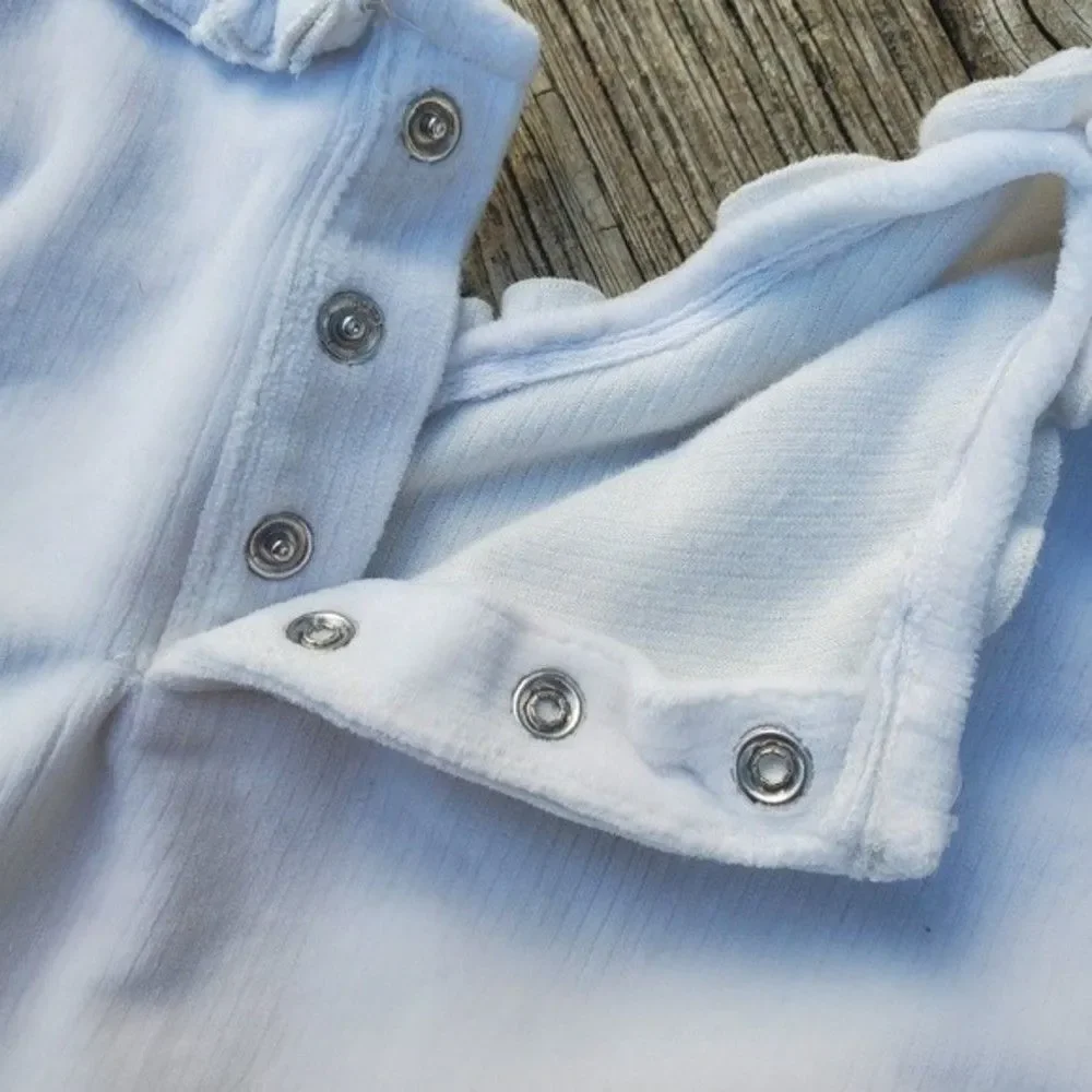 The Children's Place White Velour Matching Set